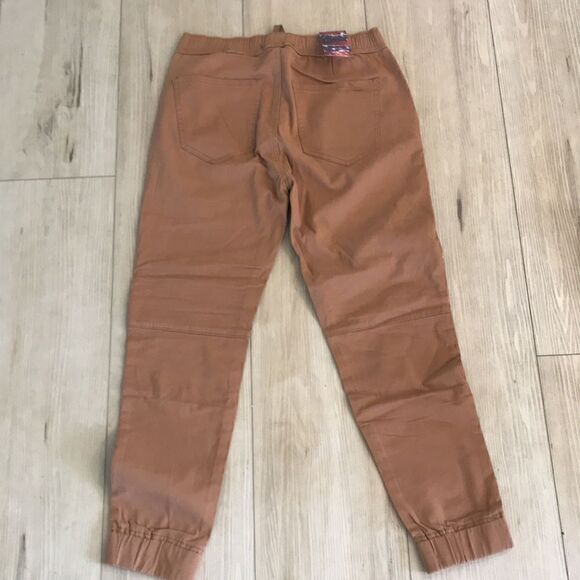 Revenge Men’s Stretch Twill Jogger, size S by XS Apparel, burnt orange, nwt - Picture 2 of 14
